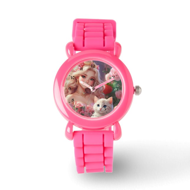 Se bevakning av den aktiva animeringen armbandsur (Framsida)
