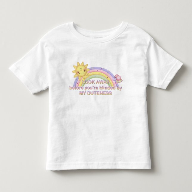 Se bort innan du är böjd av min skönhet t shirt (Framsida)