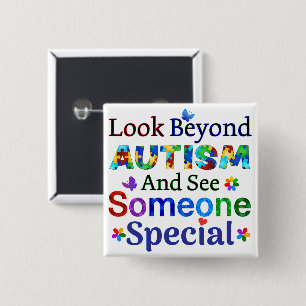 Se bortom AUTISM Knapp