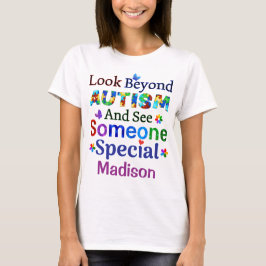 Se bortom AUTISM T Shirt
