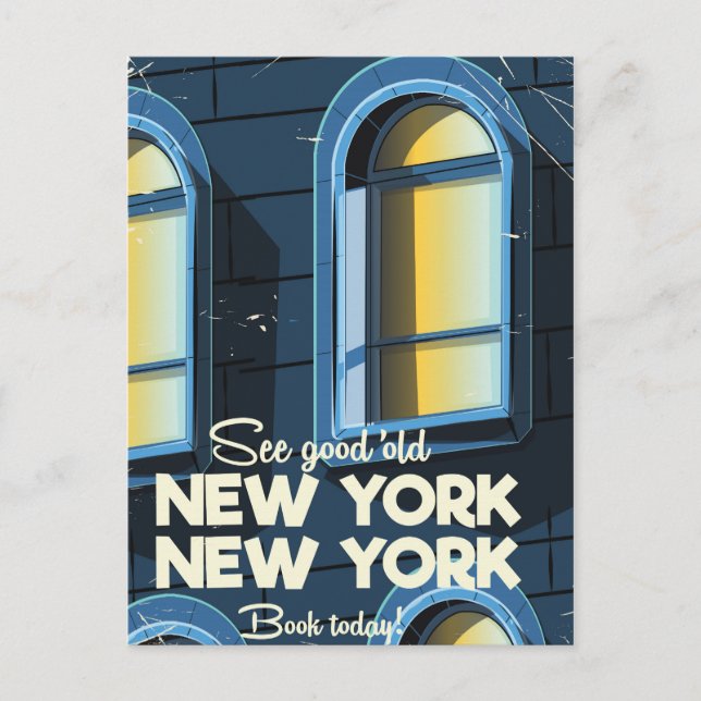Se bra Gamla New york reseresevärde Vykort (Framsida)