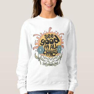 Se Bra i all Sak Hippie-grafik T Shirt