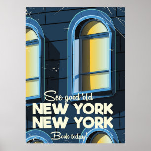 Se Bra Old New York-reseaffisch Poster
