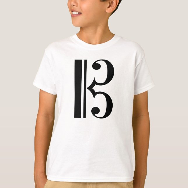 Se Clef Tee Shirt (Framsida)