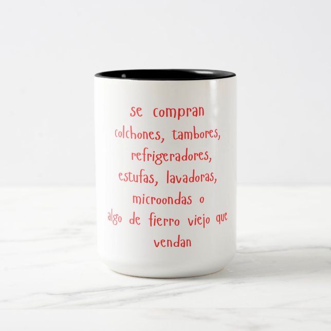 "se compran..." mugg (Center)