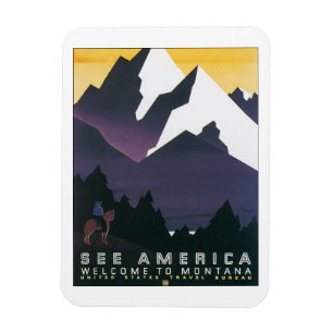 Se den Amerika ~-välkomnandet till Montana Magnet
