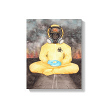Se den Burn Quarantine Yoga Hazmat Kostym Canva