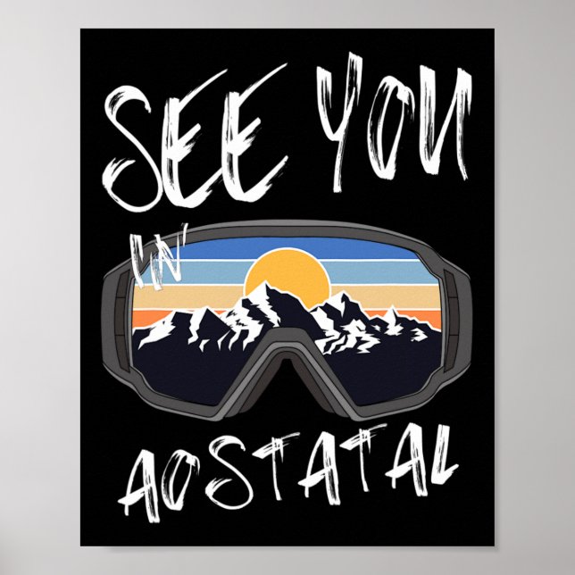 Se dig i Aoss, bröstförstorad Italien, hjärtklappn Poster (Framsidan)