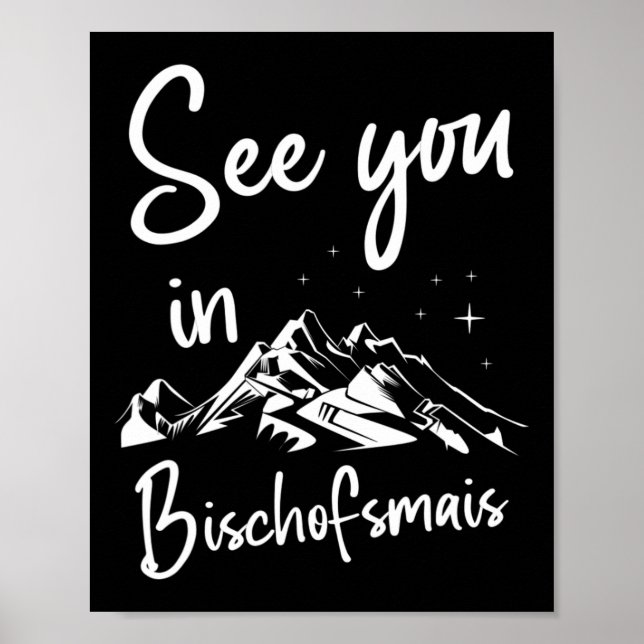 Se dig i Bischofsmais Tyskland Vacation Ski Poster (Framsidan)