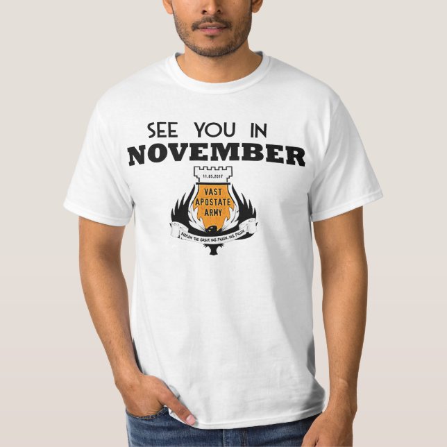 Se dig i den November VAA T-tröja Tee Shirt (Framsida)