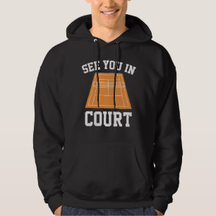Se dig i domstolen hoodie