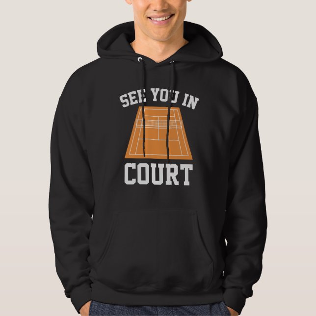 Se dig i domstolen hoodie (Framsida)