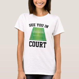 Se dig i domstolen t shirt