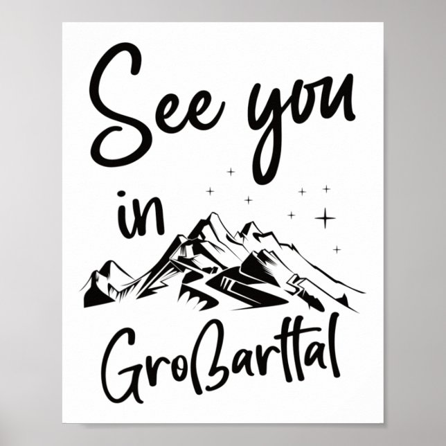 Se dig i Großarltal Sheimerburger Land Österrike V Poster (Framsidan)