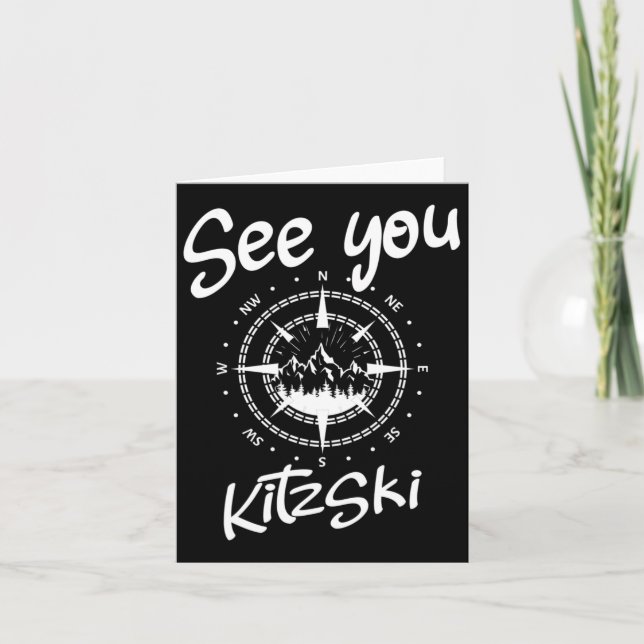 Se dig i Kitzski Tyrol Comp Ski Austria Vacation Kort (Framsida)