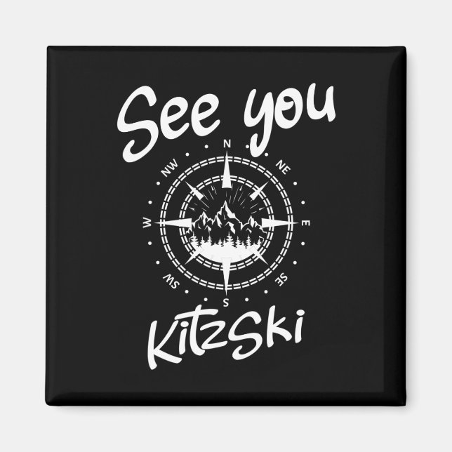 Se dig i Kitzski Tyrol Comp Ski Austria Vacation Magnet (Framsidan)