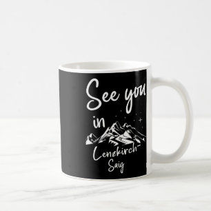 Se dig i Lenzkirch-saig Tyskland Vacation Ski Kaffemugg