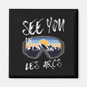 Se dig i Les Arcs Frankrike vandringsledighet Skid Magnet