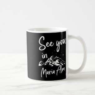 Se dig i Maria Alm Sheimerburger Land Österrike Va Kaffemugg