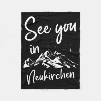 Se dig i Neukirchen Tyskland Vacation Ski Fleecefilt