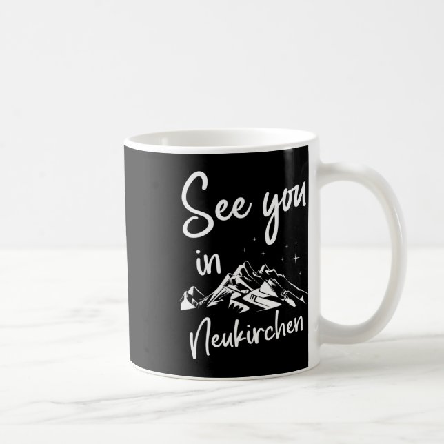 Se dig i Neukirchen Tyskland Vacation Ski Kaffemugg (Höger)