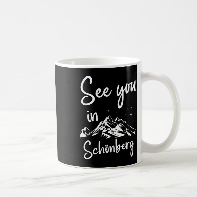 Se dig i Schönberg Tyskland Vacation Ski Kaffemugg (Höger)