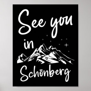 Se dig i Schönberg Tyskland Vacation Ski Poster