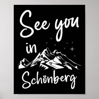 Se dig i Schönberg Tyskland Vacation Ski Poster