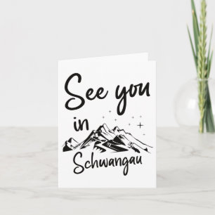 Se dig i Schwangau Tyskland Vacation Ski Kort
