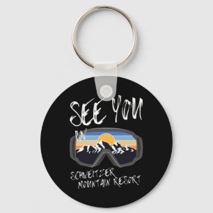 Se dig i Schweitzer Mountain Resort Hiking Vacat Nyckelring