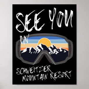 Se dig i Schweitzer Mountain Resort Hiking Vacat Poster
