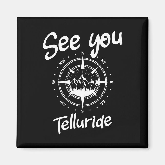 Se dig i Telluride Usa Vacation Ski Comp/ pP Magnet (Framsidan)