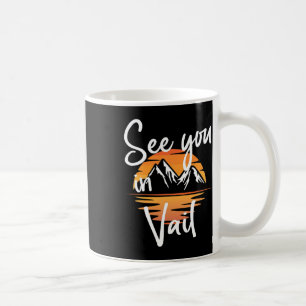 Se dig i Vail Usa Vacation Ski Hickar 1 Kaffemugg