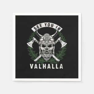 Se dig i Valhalla Coola Norsperma Myth Viking Scan Pappersservett