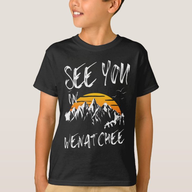Se dig i Wenatchee Usa Vacation Ski 1 T Shirt (Framsida)