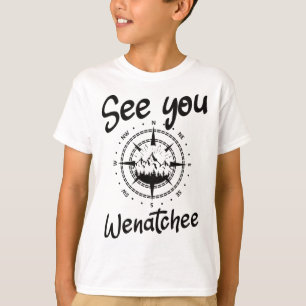 Se dig i Wenatchee Usa Vacation Ski Comp/ T Shirt