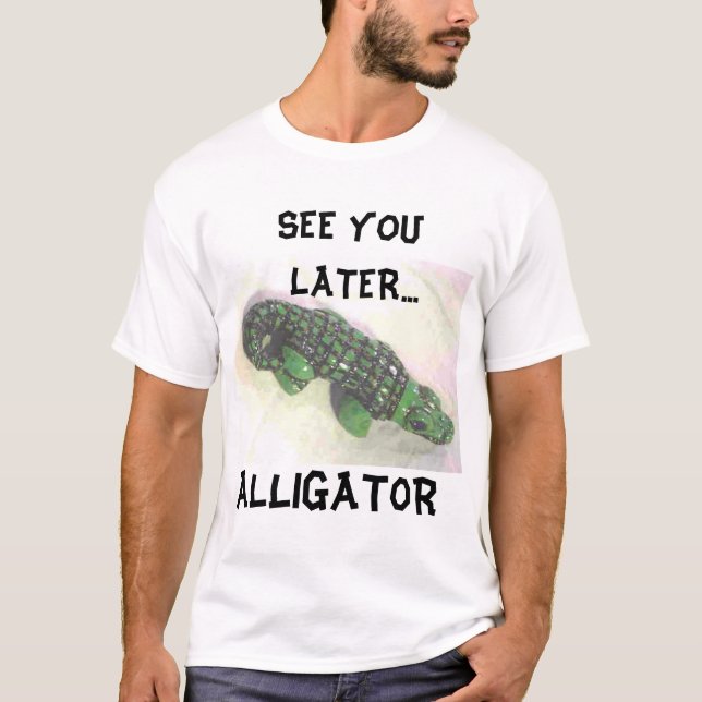 SE DIG MER SISTNÄMND ALLIGATOR TEE SHIRT (Framsida)
