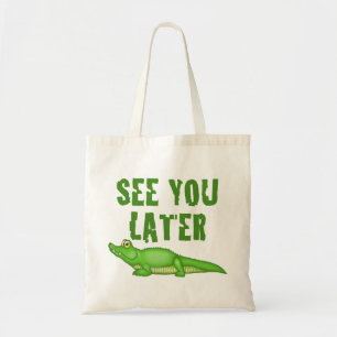Se dig mer sistnämnd alligator tygkasse