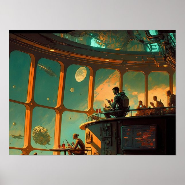 Se dig på rymden Pub 1 Poster (Framsidan)