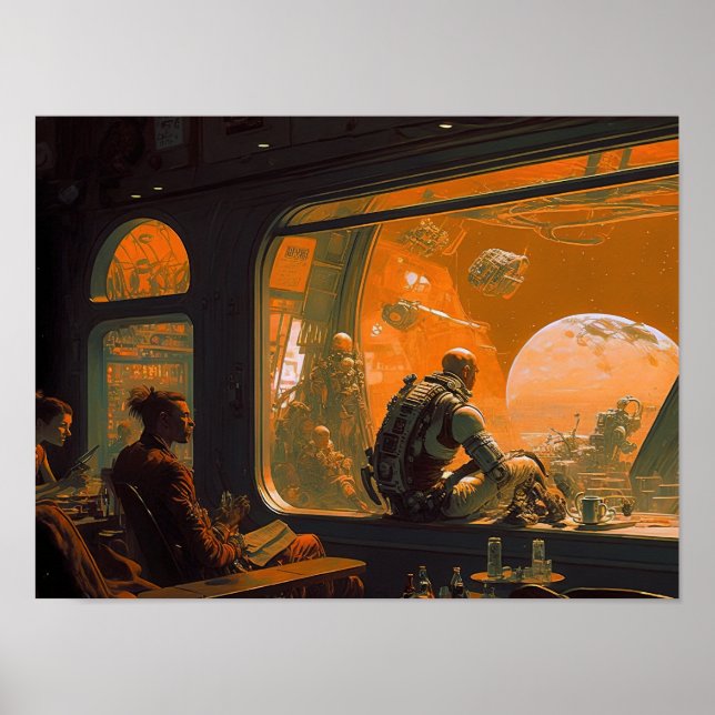 Se dig på rymden Pub 4 Poster (Framsidan)