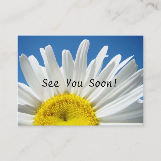 Se dig snart! Påminnelsekort servar Appt kort (Framsida)