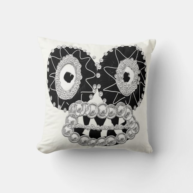 Se dig Soffa Pillow i svartvitt Kudde (Framsida)