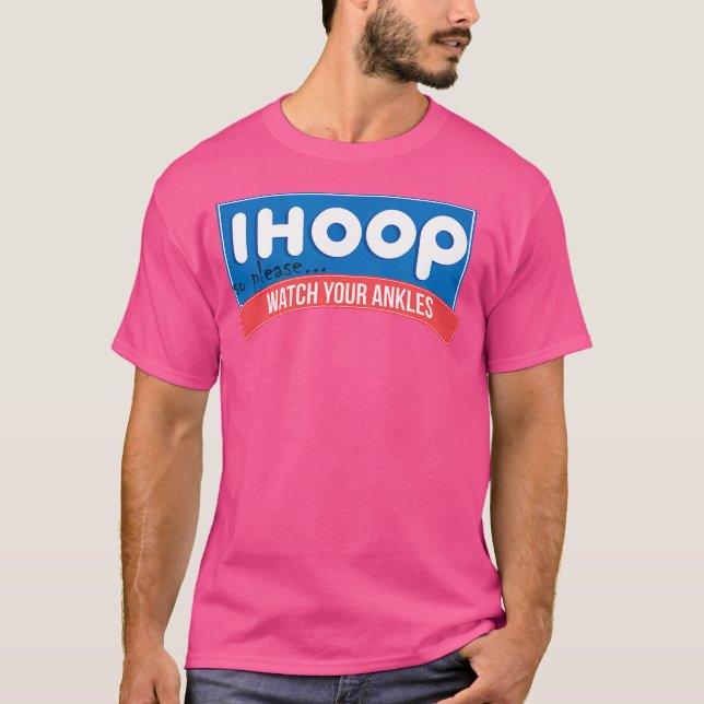 Se din Ankles Ihoop Basketball Shirt T Shirt (Framsida)