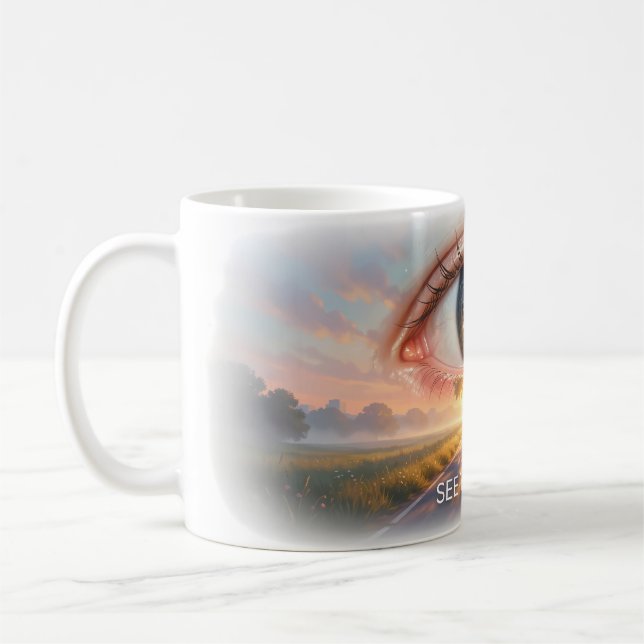 Se din väg Vision Art Mugg (Vänster)