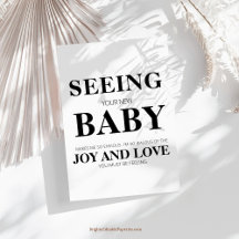 Se ditt Nyfödd bebis Joy och Kärlek-kort