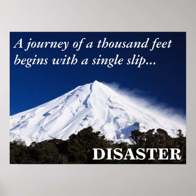 Se ditt steg: det första är ett rörigt (L) Poster (Framsidan)