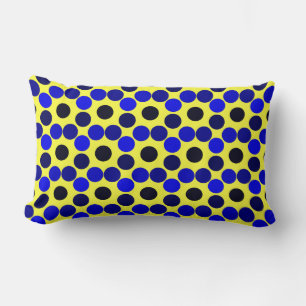 Se Dockor Black och Blue Lumbar Pillow Lumbarkudde