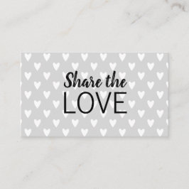 Se en moderiktig modern grå visitkort för vän