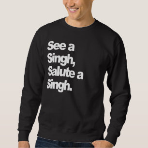 Se en Singh (Deluxe vittryck) vid HumbleP Lång Ärmad Tröja