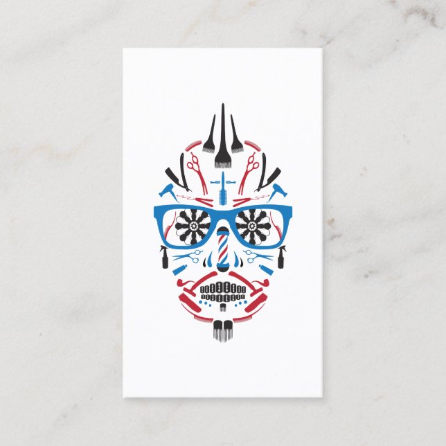 se en skalle för vänbarberarepunk rabattkort (Framsida)